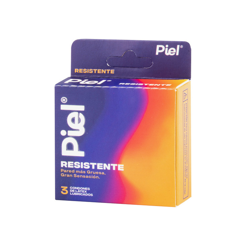 PRESERVA/CONDON PIEL RESISTENTE 3 UND