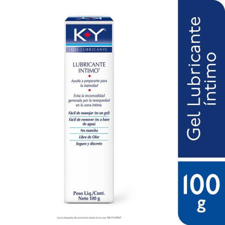 LUBRICANTE INTIMO K-Y GEL 100 GR