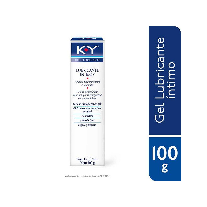 LUBRICANTE INTIMO K-Y GEL 100 GR