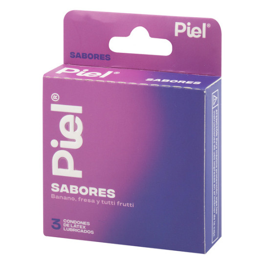 PRESERVA/CONDON PIEL SABORES 3 UND