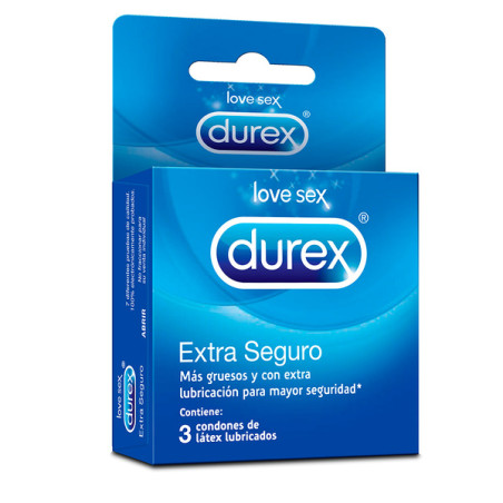 PRESERVAT.DUREX EXTRA SEGURO 3 UND