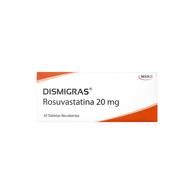 DISMIGRAS ROSUVASTATINA 20 MG 30 TBS              