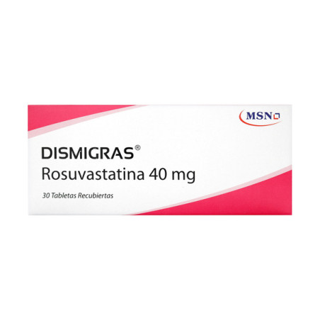 DISMIGRAS ROSUVASTATINA 40 MG 30 TBS              