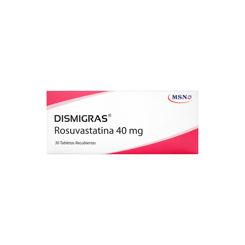 DISMIGRAS ROSUVASTATINA 40 MG 30 TBS              