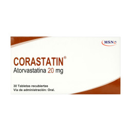 CORASTATIN ATORVASTATINA 20 MG 30 TBS             