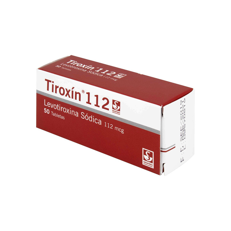 TIROXIN 112 MCG 50 TABLETAS(PDB)