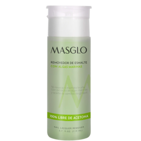 MASGLO REMOV DE ESMA CON ALGAS MAR 110ML          