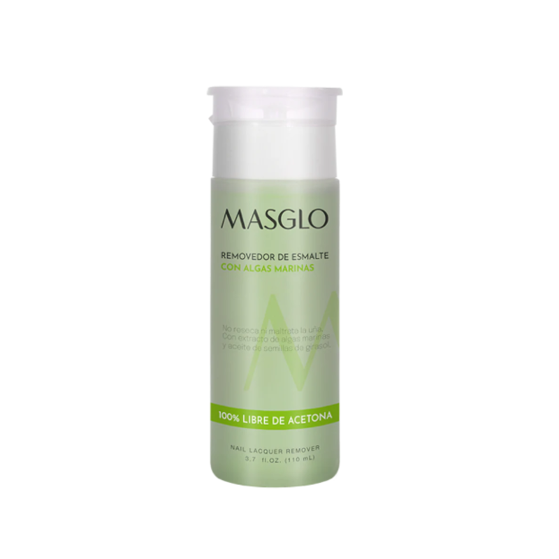 MASGLO REMOV DE ESMA CON ALGAS MAR 110ML          
