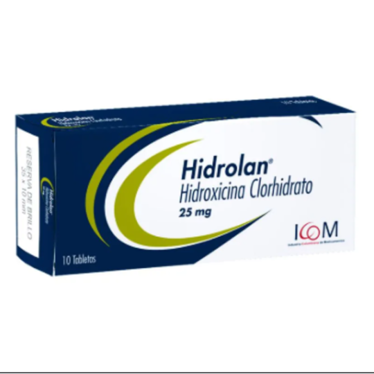 ( ) HIDROLAN 25 MG 20 TBS ICOM