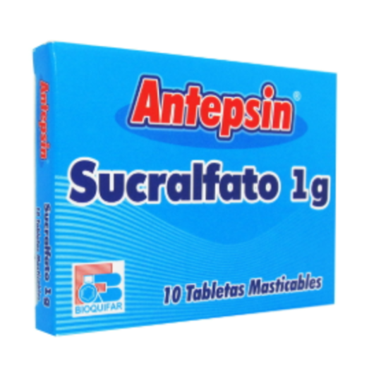 ( ) ANTEPSIN (SUCRALFATO) 1 GR CJ 10 TAB BQF