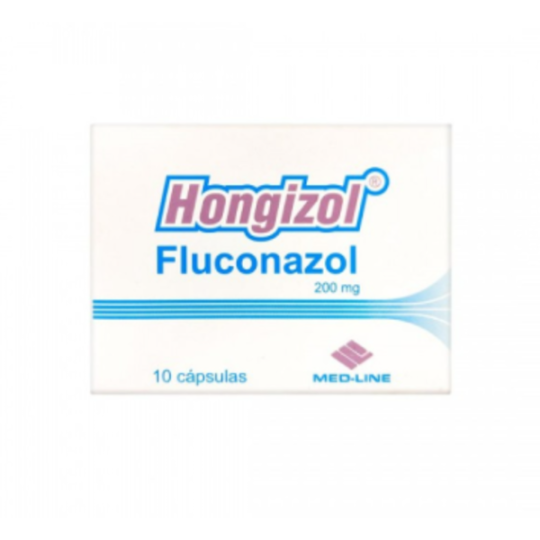 ( ) HONGIZOL (FLUCONAZOL) 200 MG CJ 10 CAP MED-LINE
