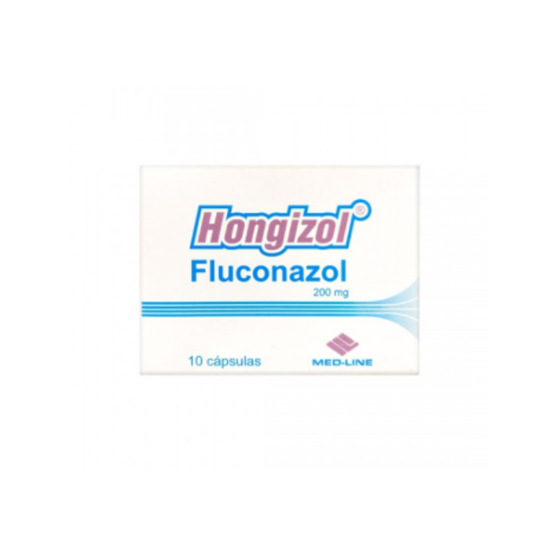 ( ) HONGIZOL (FLUCONAZOL) 200 MG CJ 10 CAP MED-LINE