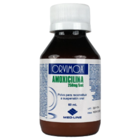 ( ) ORVIMOX (AMOXICILINA) 60 ML SUSP MED-LINE