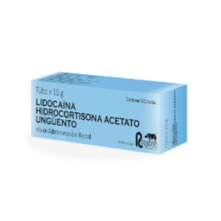 LIDOCAINA - HIDROCORTISONA UNG 10 GRS             