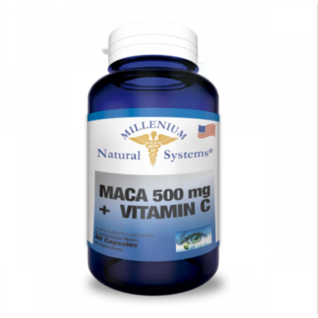 (+) MACA 500MG +VITAMIN C 60 SOFTGELS NATURALS SYSTEMS