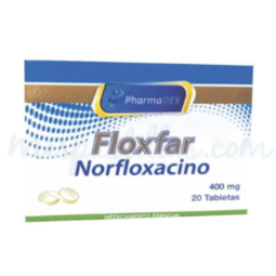 ( ) FLOXFAR (NORFLOXACINO) 400 MG CJ 20 TAB TRIDEX