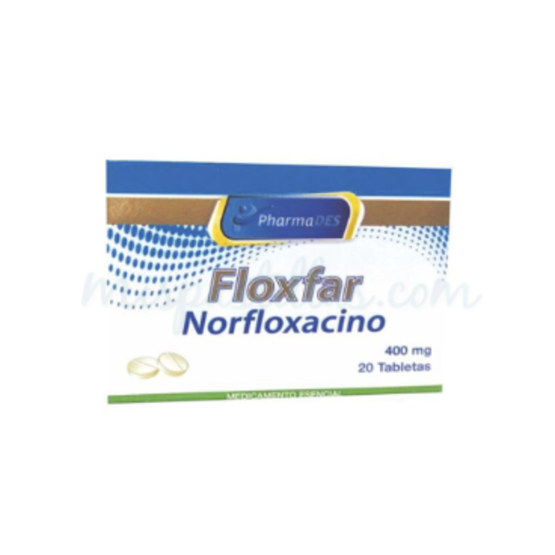 ( ) FLOXFAR (NORFLOXACINO) 400 MG CJ 20 TAB TRIDEX