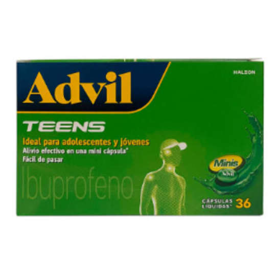 ADVIL TEENS 36 CAPSULAS                           