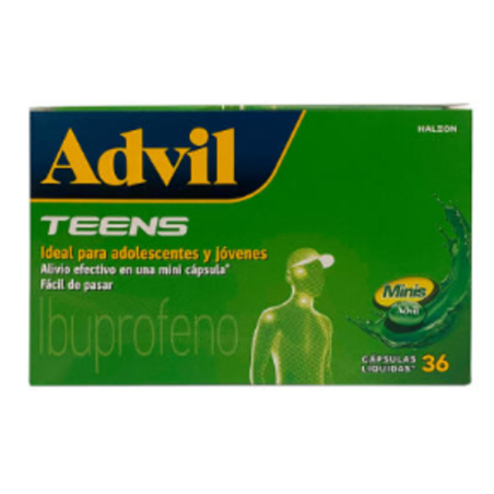 ADVIL TEENS 36 CAPSULAS                           