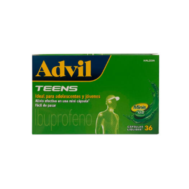 ADVIL TEENS 36 CAPSULAS                           