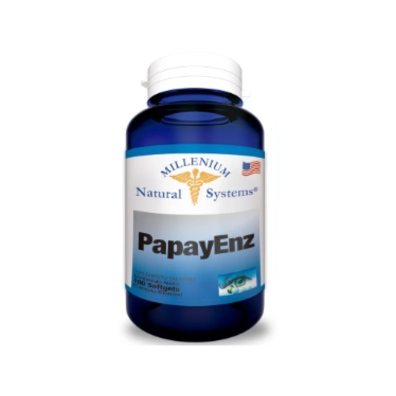 ( ) PAPAYENZ 100 SOFTGELS NATURAL SYSTEMS