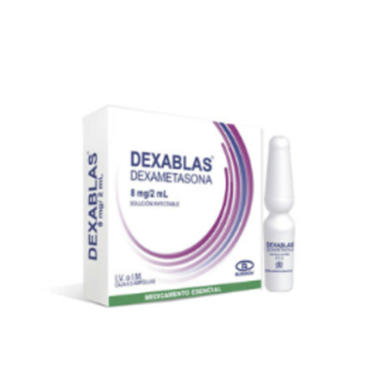 ( ) DEXABLAS (DEXAMETASONA) 8 MG CJ 5 AMPOLLAS BLASKOV