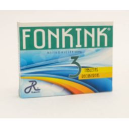 ( ) FONKINK (AZITROMICINA) 500 MG CJ 3 TBS RUECAM
