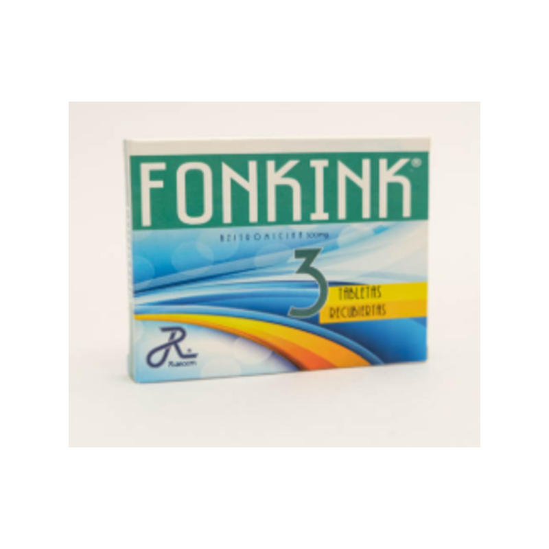 ( ) FONKINK (AZITROMICINA) 500 MG CJ 3 TBS RUECAM