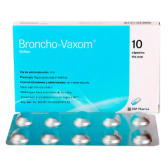 BRONCHO-VAXOM NINOS 10 CAP. (3% )(PAE)