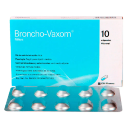 BRONCHO-VAXOM NINOS 10 CAP. (3% )(PAE)