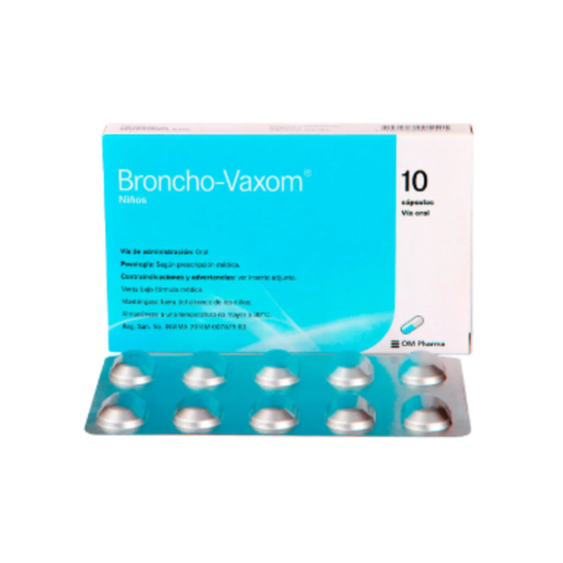 BRONCHO-VAXOM NINOS 10 CAP. (3% )(PAE)