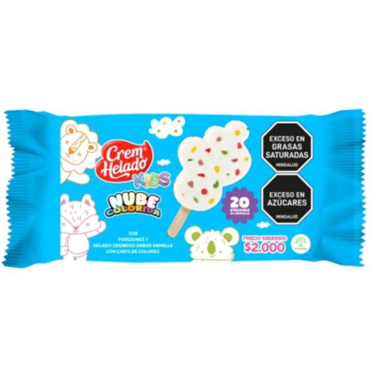PALETA KIDS NUBE COLORIDA