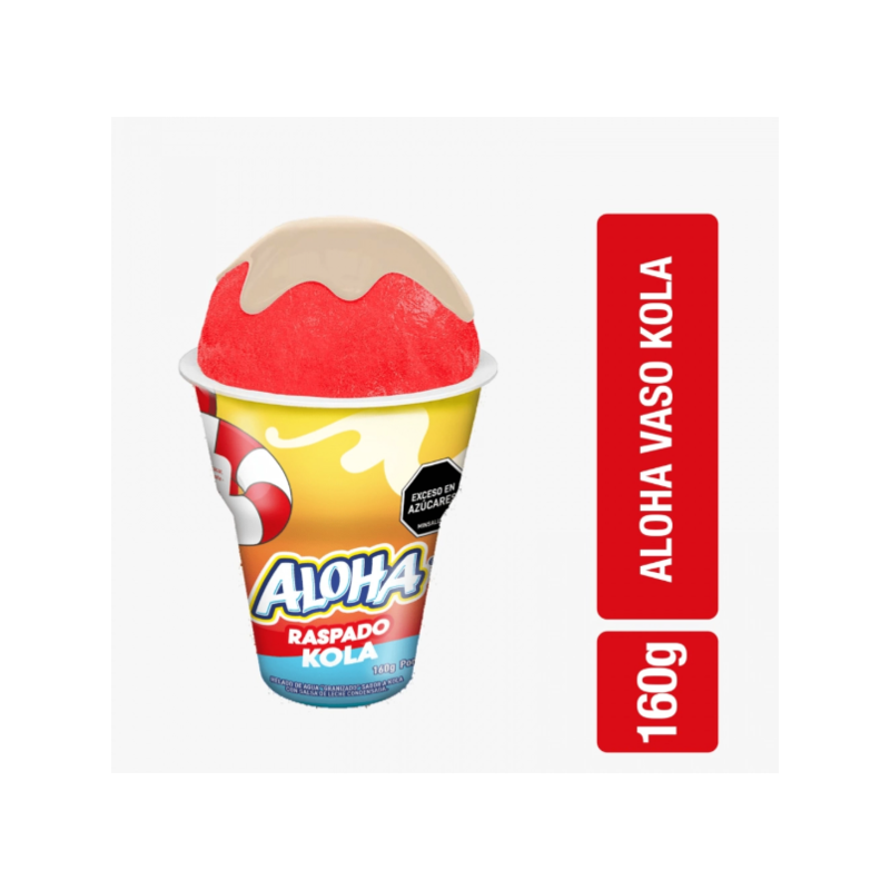 VASO ALOHA RASPADO KOLA