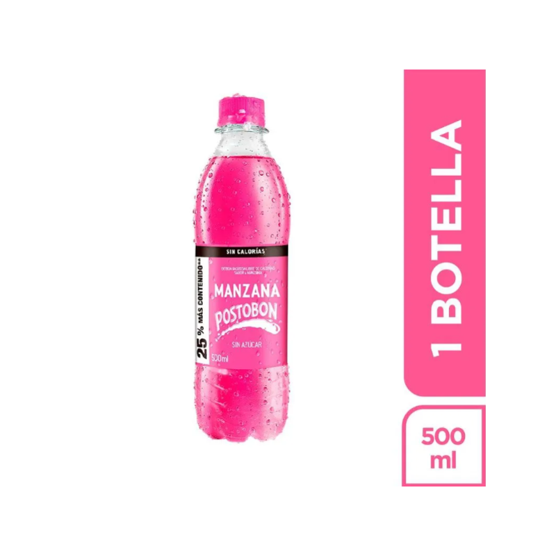 GASEOSA MANZANA 500 ML