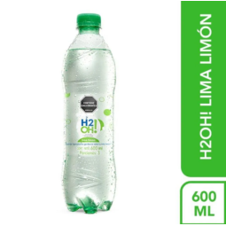 AGUA H2O LIMA LIMON 600 ML