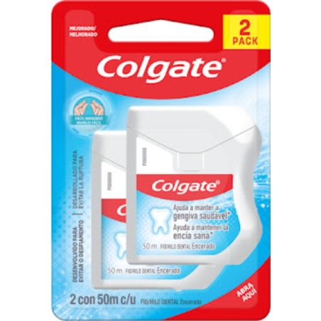 2 HILO DENTAL COLGATE 50M PACK                    