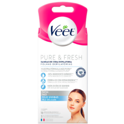 VEET BANDAS FACIAL PIEL SENSIBLE 16 UND