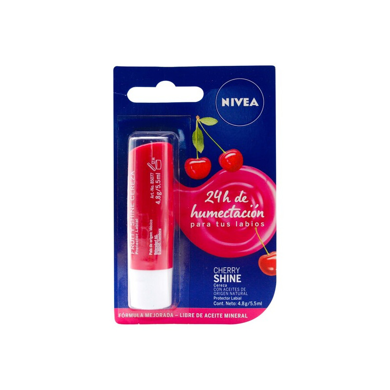 PROT.LABIAL NIVEA FRUITY SHINE CER 4.8 G