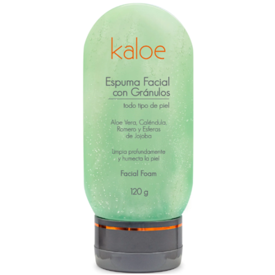 ESPUMA FACIAL CON GRANULOS KALOE X 120 G