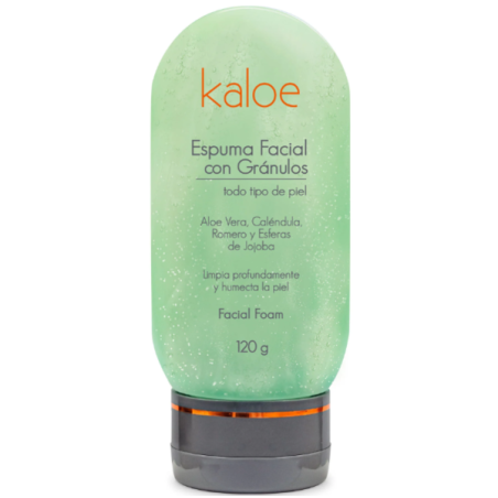 ESPUMA FACIAL CON GRANULOS KALOE X 120 G