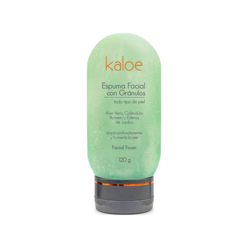ESPUMA FACIAL CON GRANULOS KALOE X 120 G