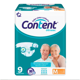 PAN CONTENT ULTRASEC TALLA M 9 UND