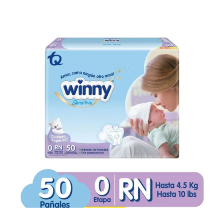 PAN WINNY SENSITIVE ET0 X 50