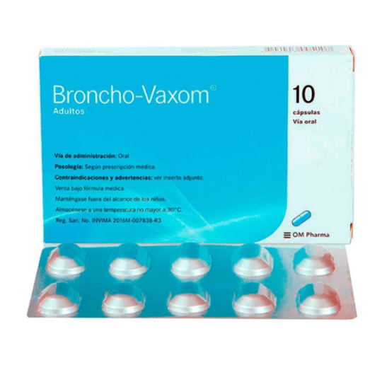 BRONCHO-VAXOM ADULTO 10 CAP(A)(3% )(PAE)