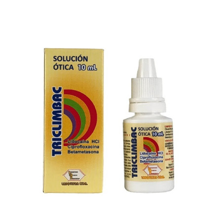 ( ) TRICLIMBAC (LIDOCAINA   CIPROFLOXACINA   BETAMETASONA) FCO 1