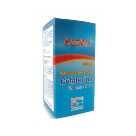 (+) CEFAFLEX (CEFALEXINA 250 MG/5 ML) SUSP 100 ML BIOQUIFAR