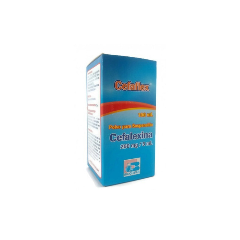 (+) CEFAFLEX (CEFALEXINA 250 MG/5 ML) SUSP 100 ML BIOQUIFAR