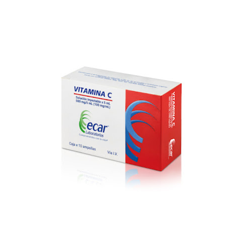 VITAMINA C INYECT.5 ML 10 AMPOLLAS ECAR