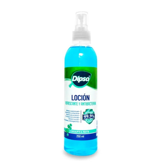 LOCION REFRESCANTE ANTIBACTERIAL FCO 250 ML DIPSA