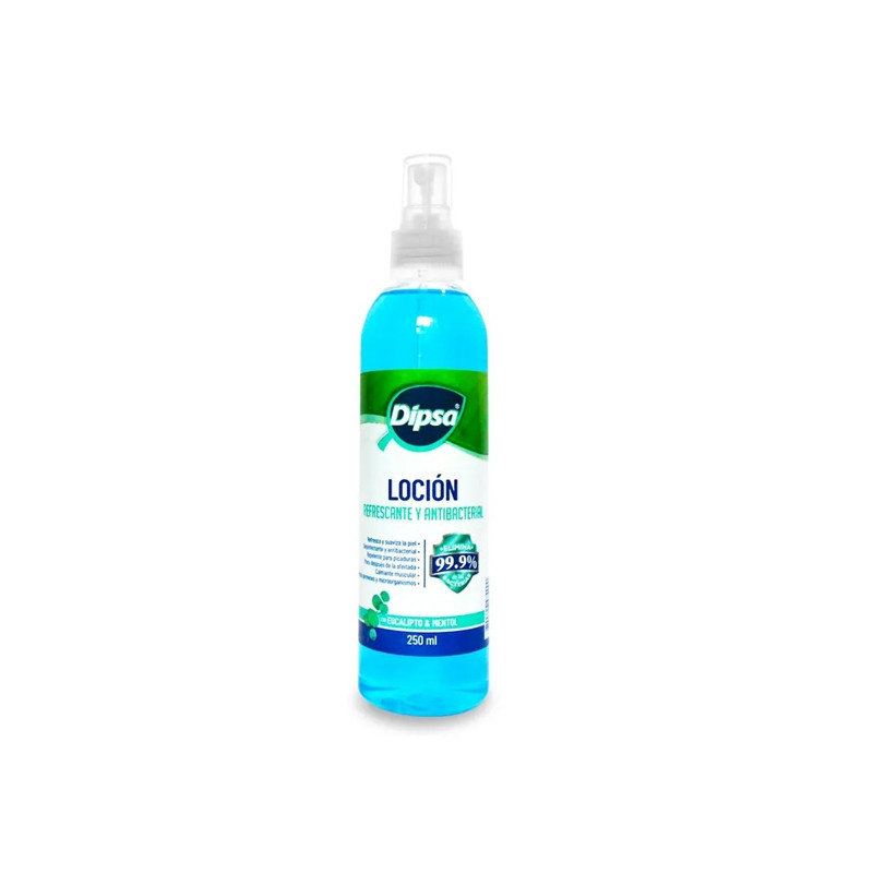 LOCION REFRESCANTE ANTIBACTERIAL FCO 250 ML DIPSA